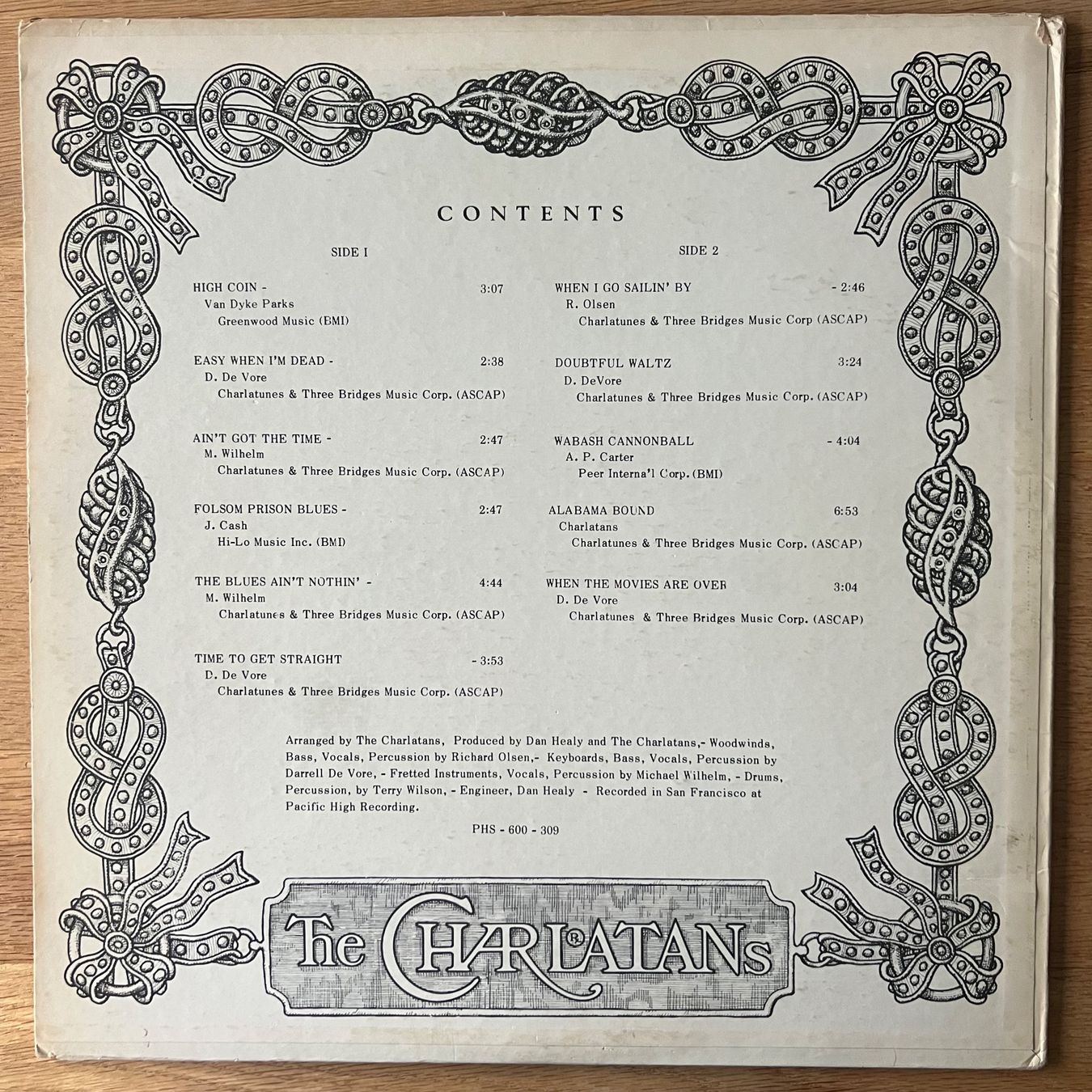 Dischi in vinile: Charlatans - Same / 1. US-Press. 1969 - Very nice Copy – Usato da Gais venduto da soundcave57 2