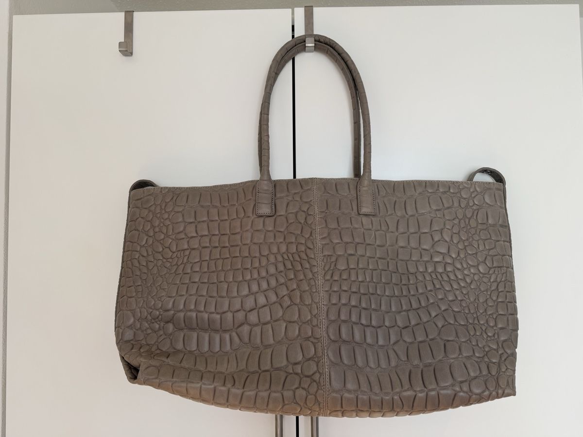 Liebeskind Borse da donna: Liebeskind Shopper in Kroko grau – Usato da Eglisau venduto da Nic1906 4