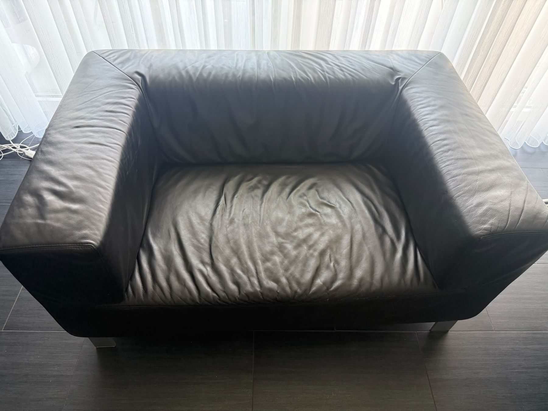 Pfister Divani: Leder Sofa 3er & 1er Sessel – Usato da Kaiseraugst venduto da basweb 5