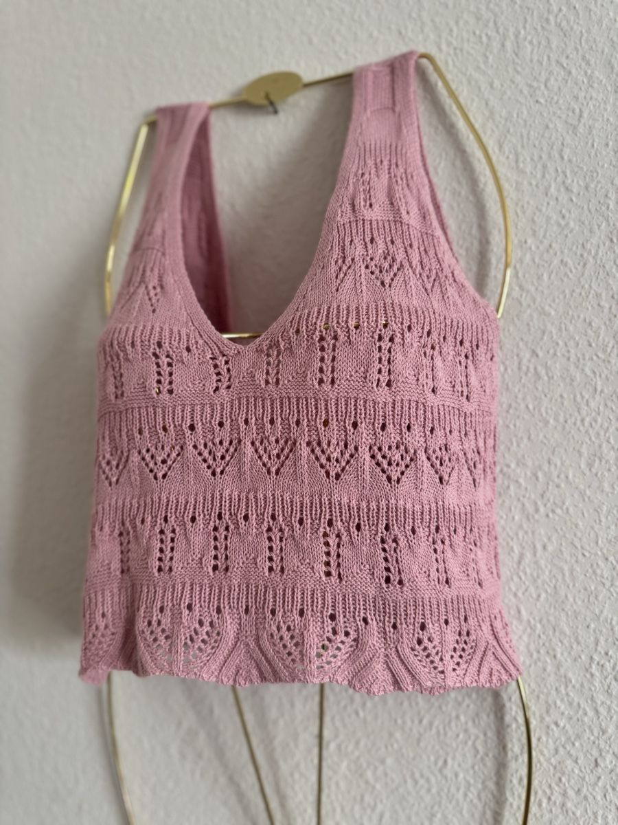 Tops: Stricktop rosa Grösse M, cropped top – Neuf (Voir description) à Zürich par olalinda 4