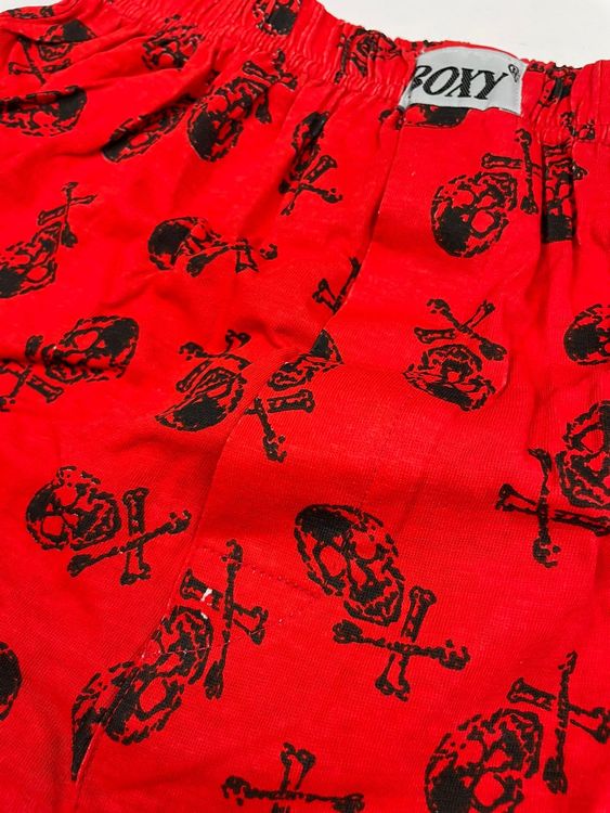 Totenschädel Boxershorts Herren - Gothic Design, Bequeme Unterhosen