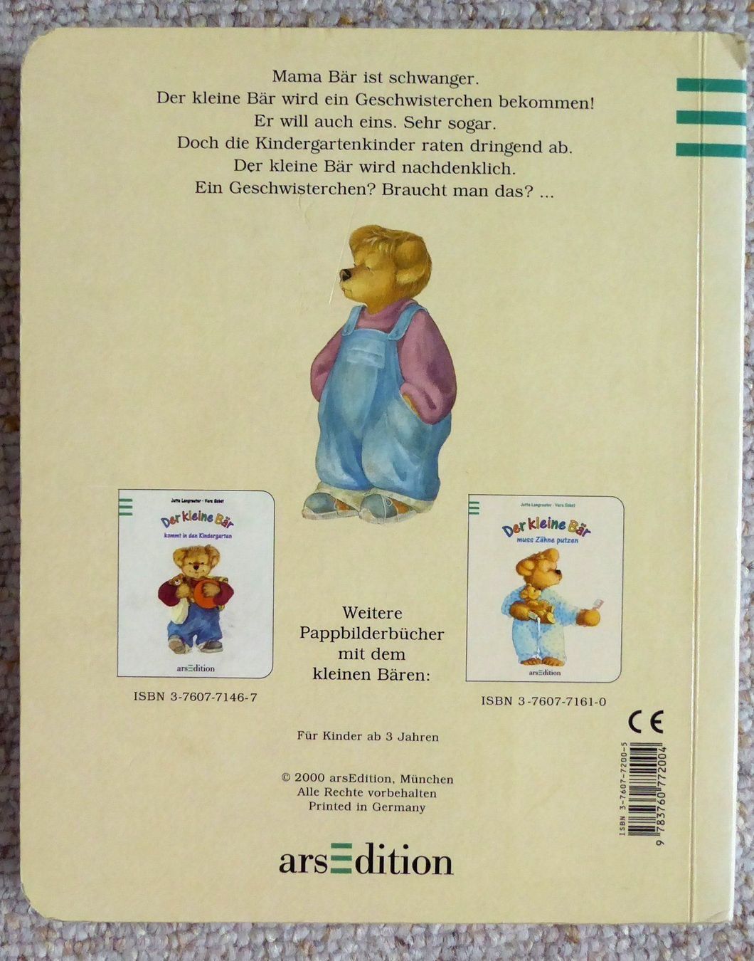Bücher: Der kl.Bär bekommt ein Geschwisterchen – Gebraucht aus Wettingen von tonia3 1
