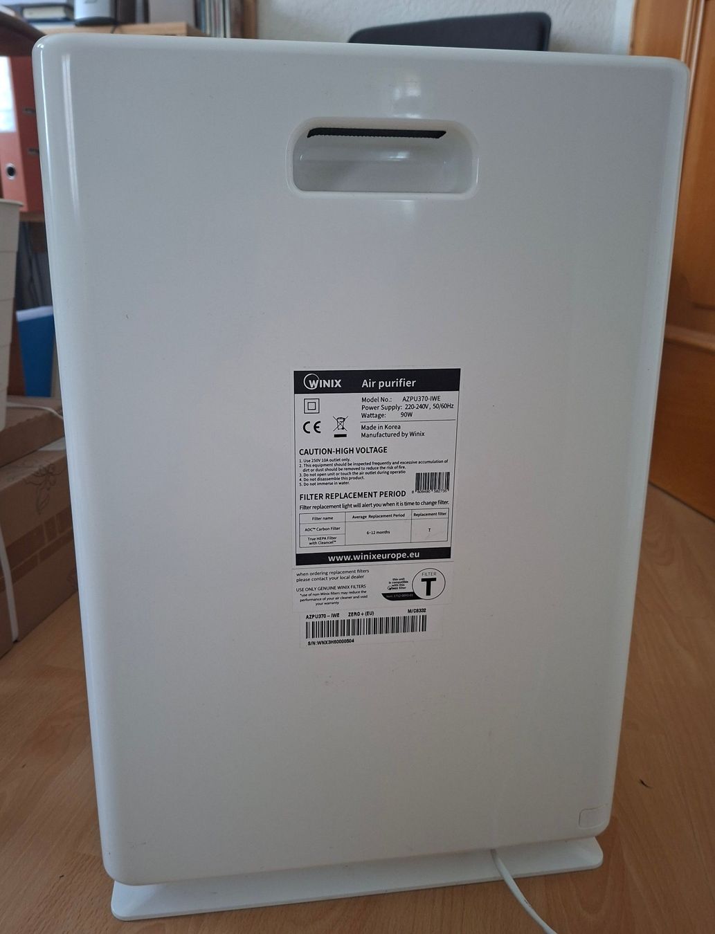 Purificatori d'aria: Winix Luftreiniger Zero+ – Usato da St. Gallen venduto da pevau62 4