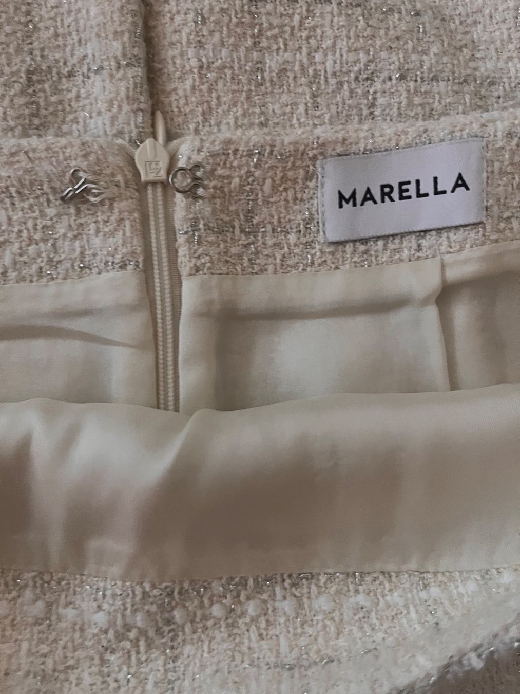 Kostüme: Marella Bouclé Kostüm, Crème, Gr. 38/M – Gebraucht aus Herrliberg von SisiW 2