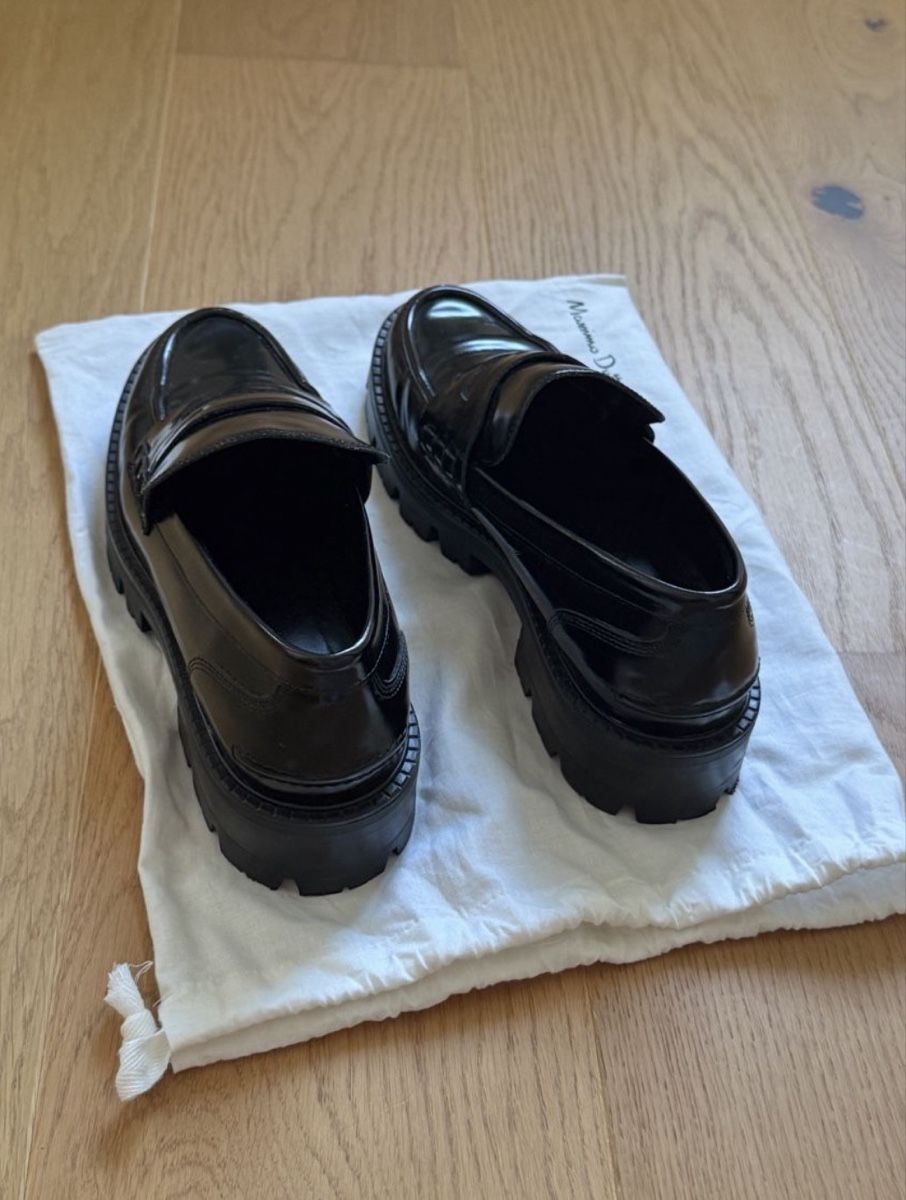 Massimo Dutti Damenschuhe: Massimo Dutti Loafer Leder schwarz Gr. 41 – Gebraucht aus St. Gallen von lfs_nxl8 3