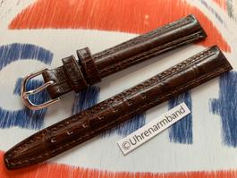 14mm Uhrenband Leder braun, Uhrenarmband