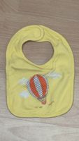 Gelbes Baby Lätzchen mit Heissluftballon-Motiv, Top Zustand