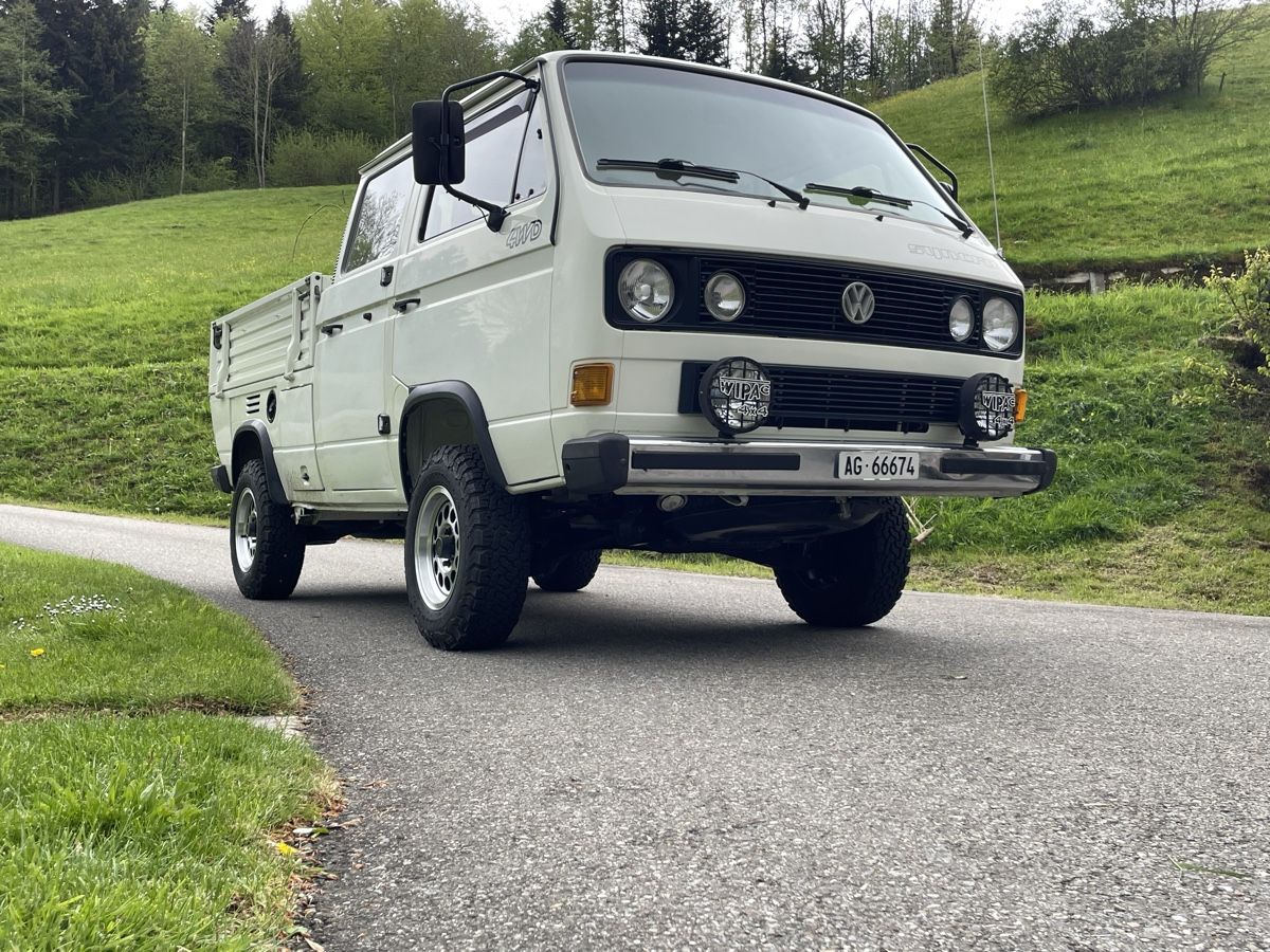 VW Autos: VW T3 Doka Syncro / ab Mfk 7.6.23 – Gebraucht aus Schmiedrued von