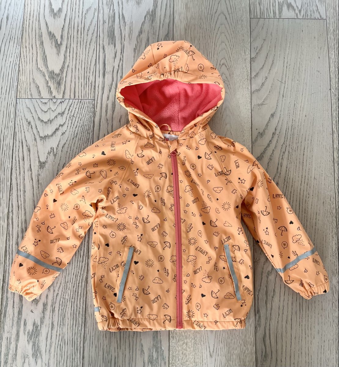 Lupilu Lotti & Set di vestiti: Orangenes Regen-Set, Größe 110/116 – Usato da Arbedo venduto da Greg2hand 1