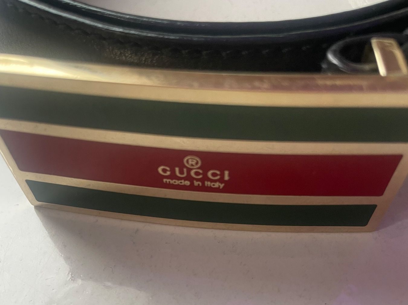 Gucci Cinture: Gucci - Belt Black and Gold – Usato da Minusio venduto da Pink222 6