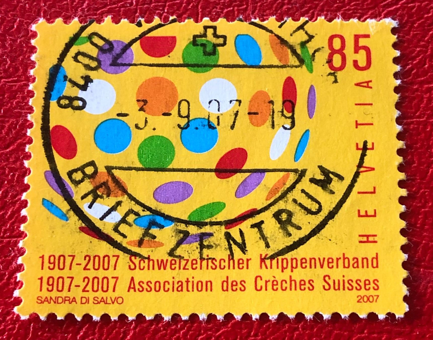 Alle Briefmarken: Nr.1235 Krippenverband GESTEMPELT  – Gebraucht aus Aarau von Billa007
