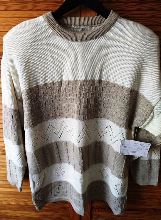 Maglioni & Felpe: Pullover in Beige gestreift - Grösse M - – Nuovo e nell'imballaggio originale da Zürich venduto da -italo- 6