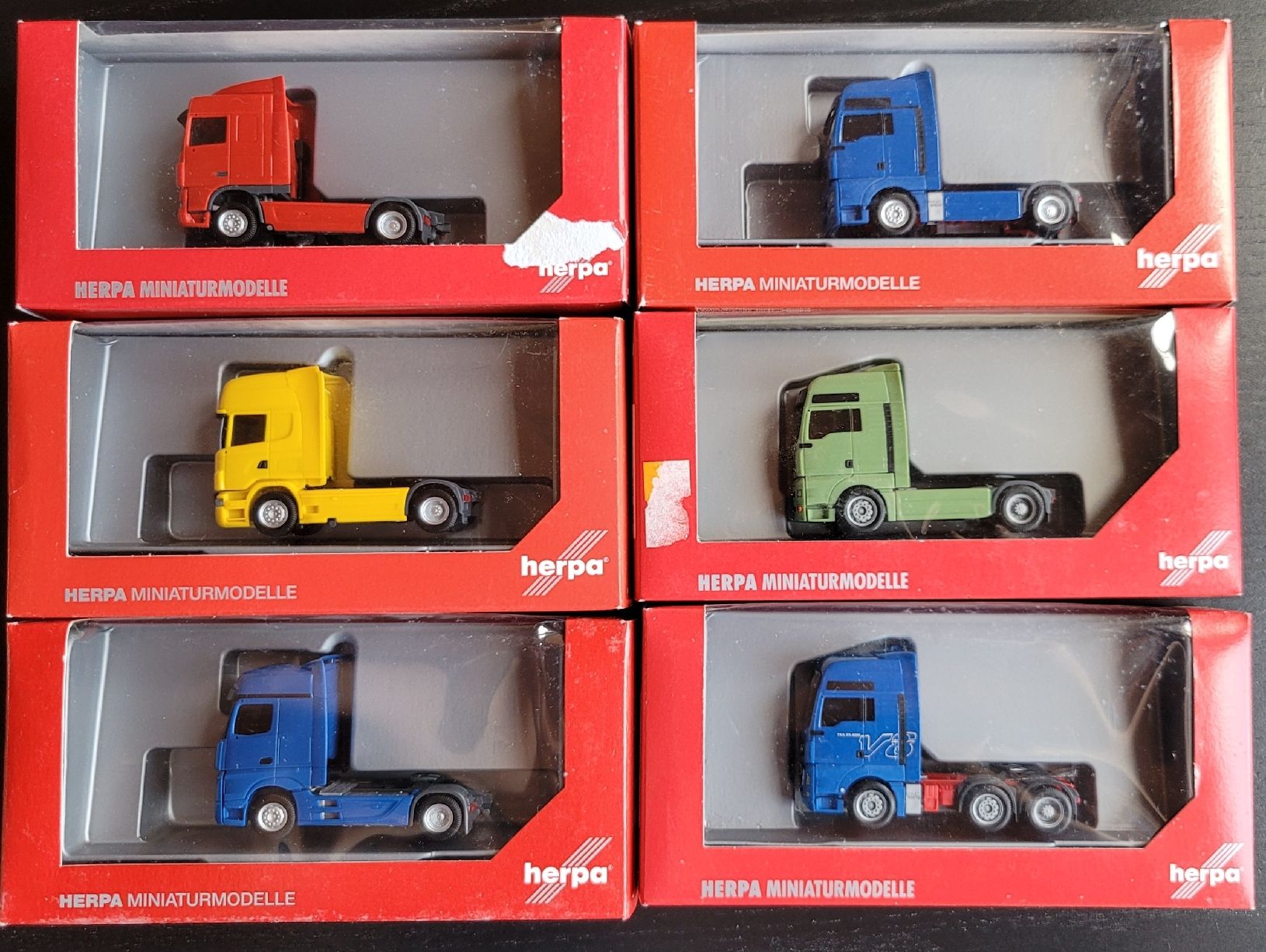 Herpa Kits de montage: Herpa LKW's 1:87 – D'occasion à Hettiswil par kuese85