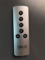 Sirius Fernbedienung Silber - Top Zustand, Batterie CR 2032