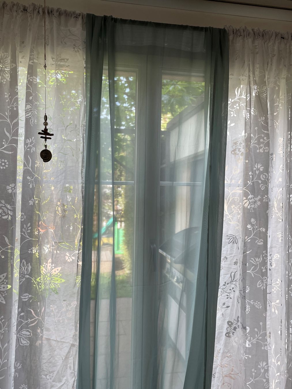 Manor Rideaux: Luftige Vorhänge mintgrün – D'occasion à Müllheim Dorf par lucia100365