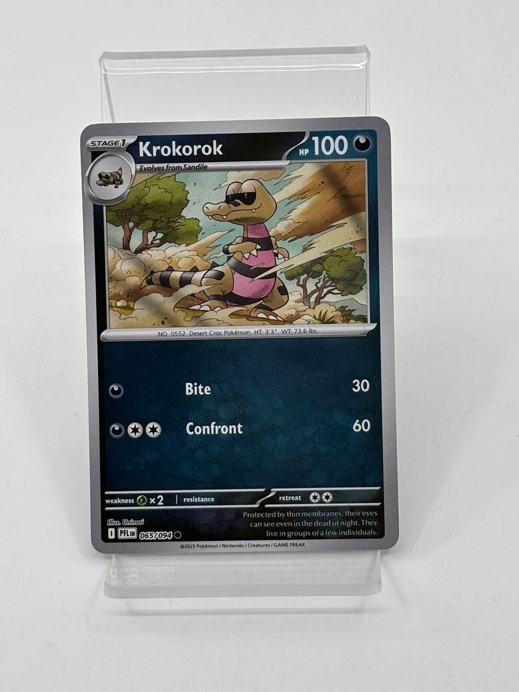 Pokémon Carte collezionabili: Pokemon Krokorok 065/094 – Usato da Herisau venduto da Pokemon2026