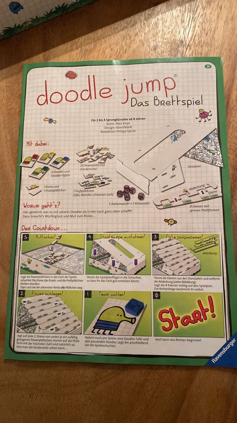 Spiele: Doodle Jump Spiel Brettspiel – Gebraucht aus Dagmersellen von Arcticsnow2017 3