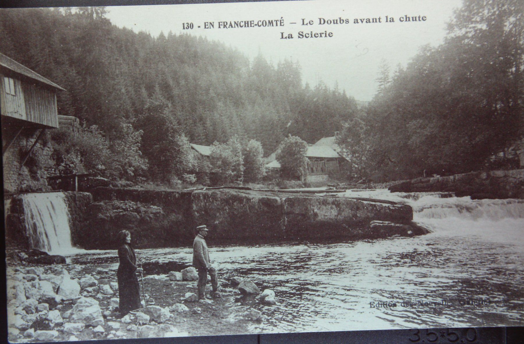 Ansichtskarten: Les moulins du saut du doubs – Gebraucht aus Le Locle von Roger46