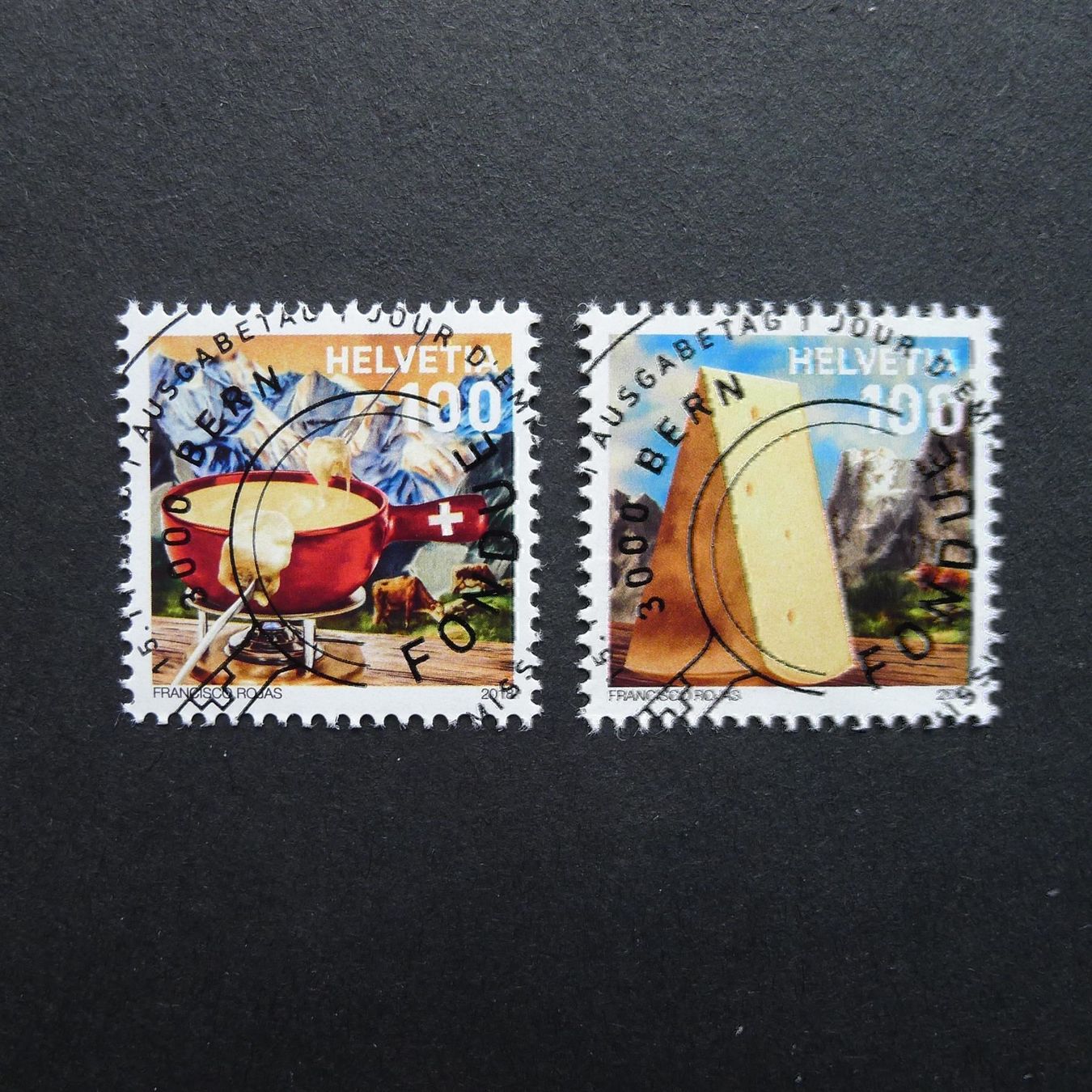 Tutti i francobolli: 2018 Nr. 1705 + 1706 mit ET-Vollstempel – Usato da Dagmersellen venduto da wyss1982
