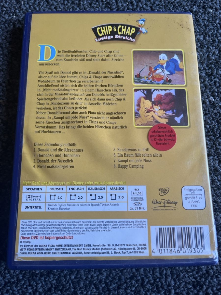 Alle DVDs: Chip & Chap Lustige Streiche (21730) – Gebraucht aus Ruswil von jan_bxl5 1