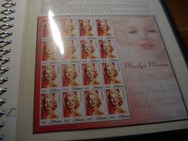 Liberia 12 Dollar, Bogen **, Marylin Monroe