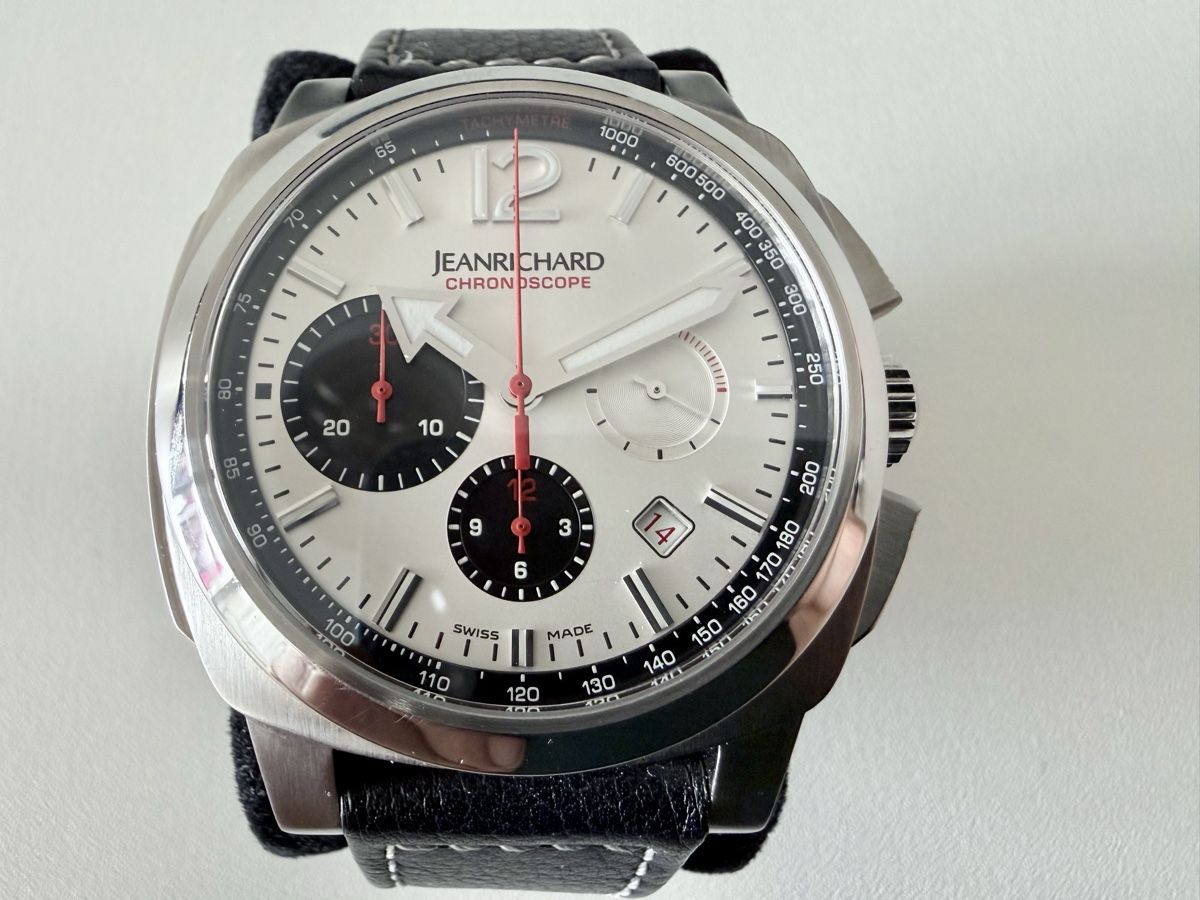 JeanRichard Orologi: DANIEL JEANRICHARD Chronoscope “Panda”, Full Set 2012, – Nuovo (secondo la descrizione) da Le Mont-sur-Lausanne venduto da LycaGallery 2