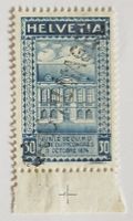 WE16) 168, UPU mit Stabstempel SAAS-ALMAGEL, LP