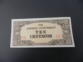 Banknote Philippinen 10 Centavos 1942