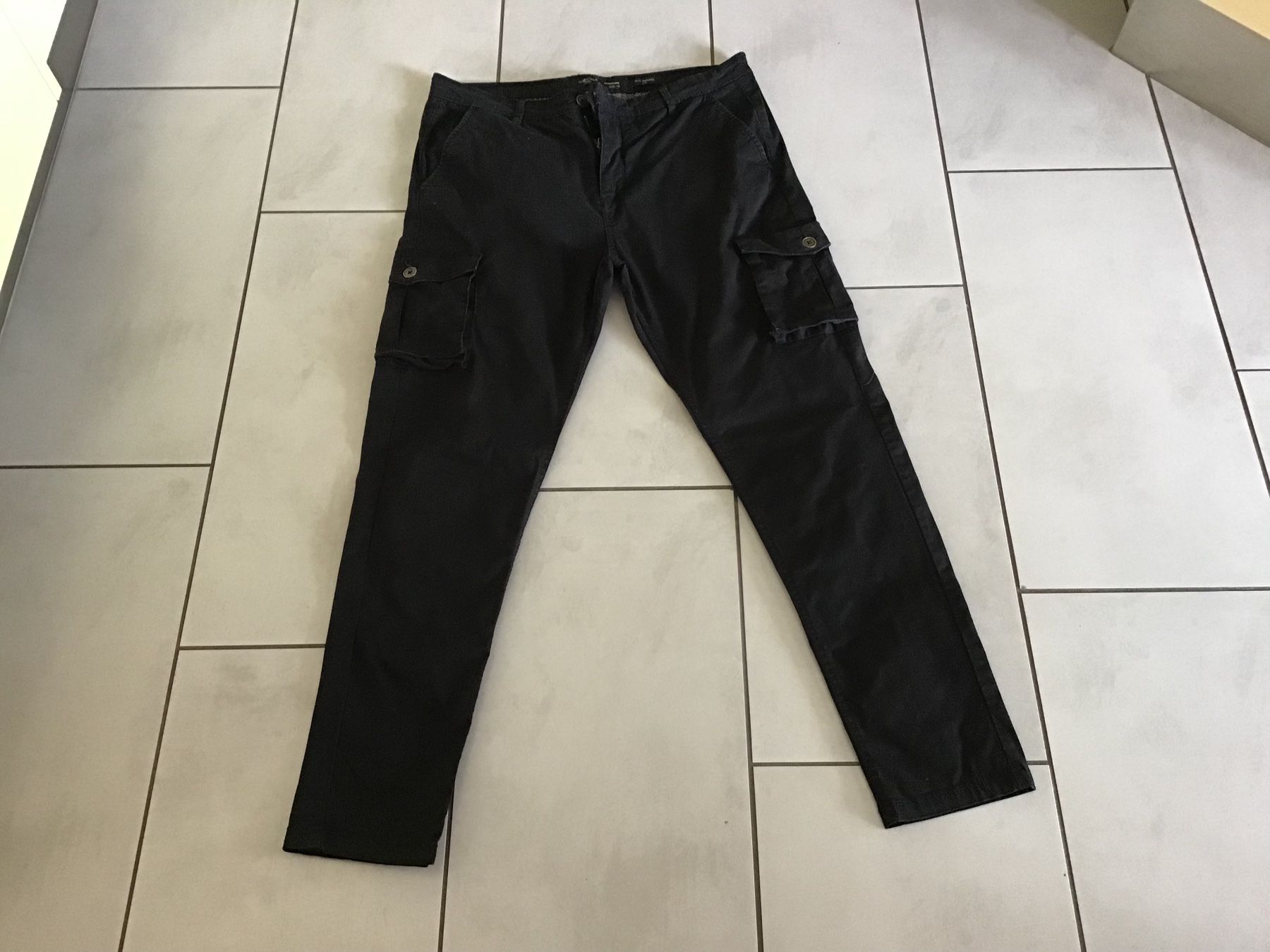 Pantaloni: Schwarze Hose Piaza Italia Man – Usato da Trimbach venduto da Mery70