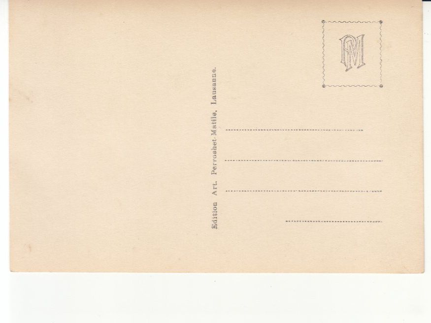 Cartoline postali: Gruyères ca. 1930 – Usato da Bürglen TG venduto da StampGraf 1