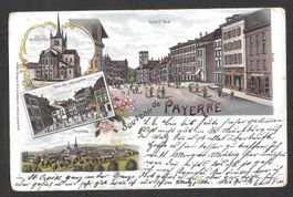 Payerne farbige Lithografie 4 Bilder
