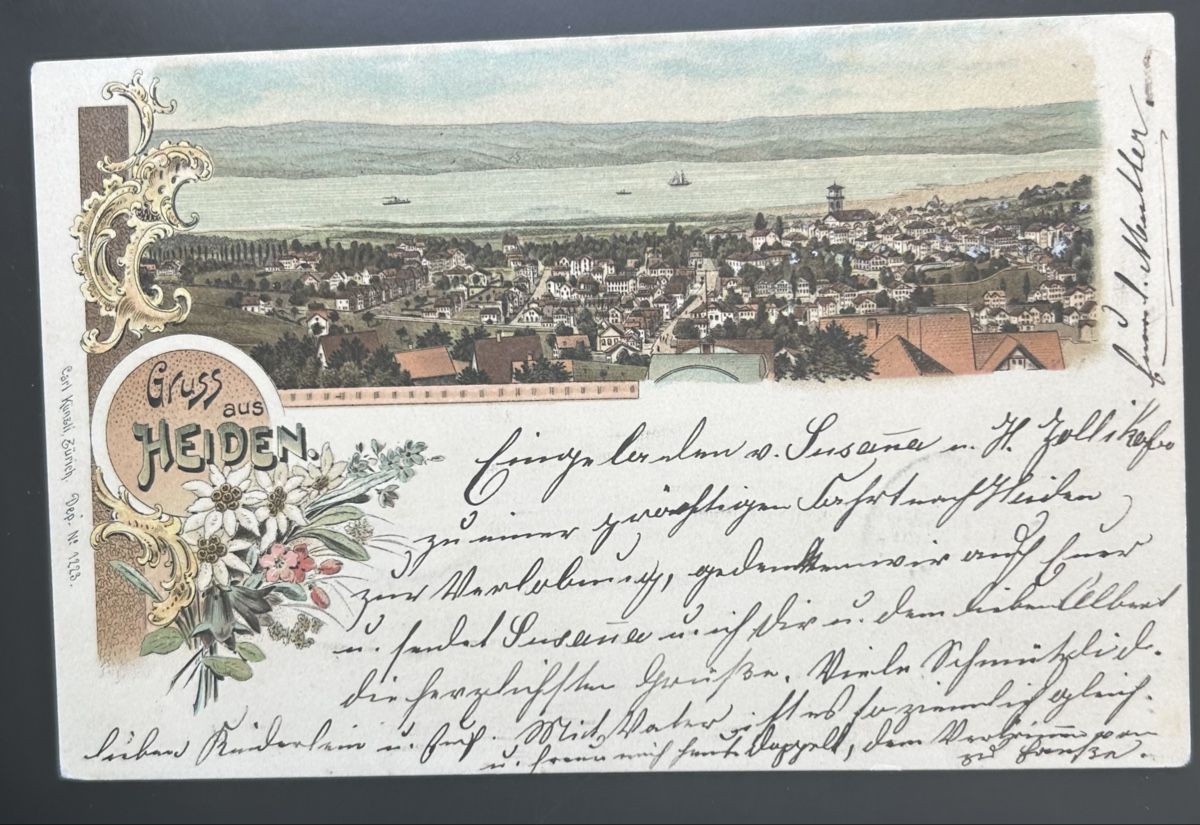 Cartoline postali: Gruss aus Heiden Litho – Usato da Horw venduto da Tellbub