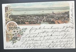 Gruss aus Heiden Litho