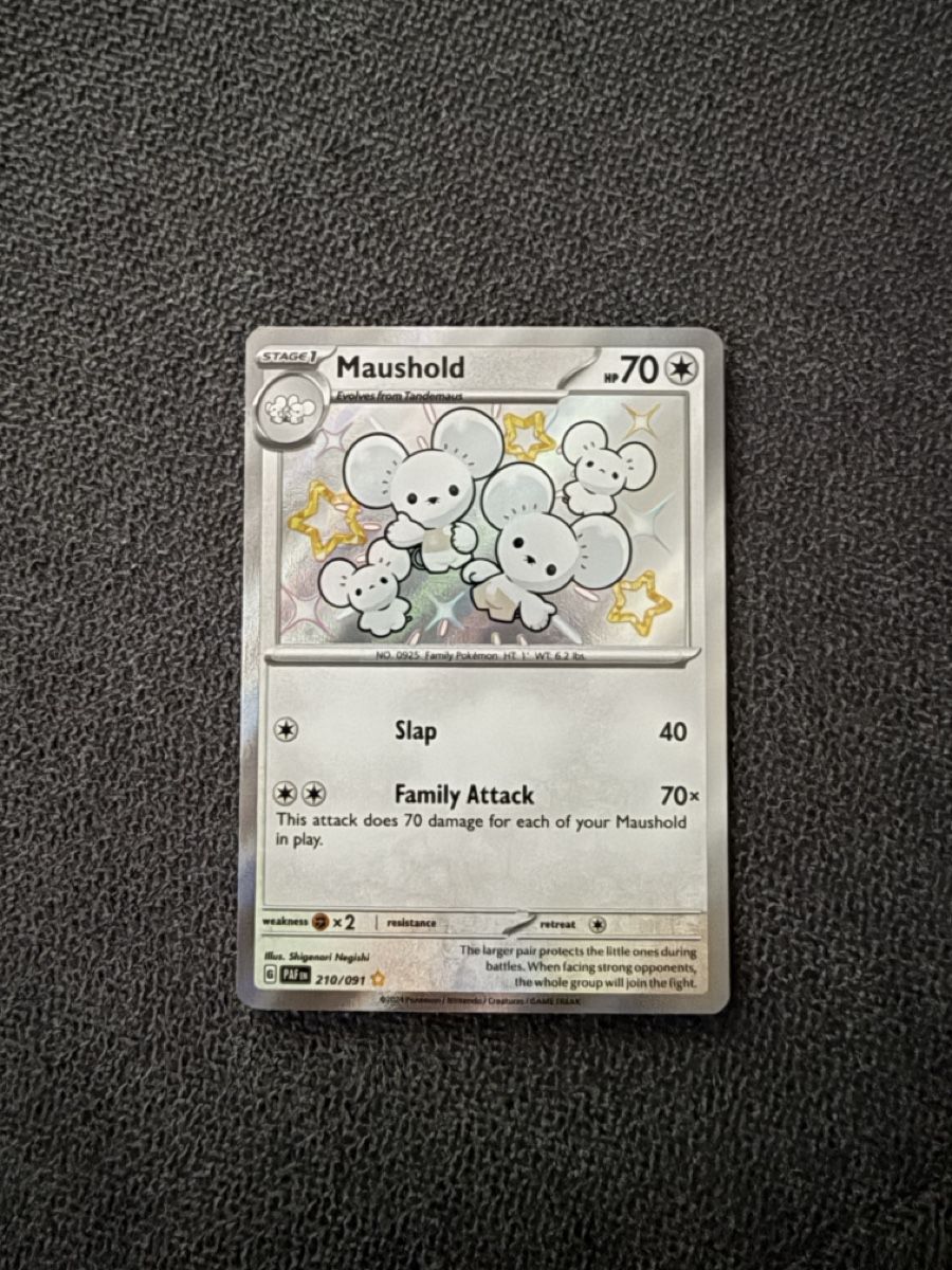 Pokémon Carte collezionabili: Maushold 210/091  – Nuovo (secondo la descrizione) da Kriens venduto da YannikB7