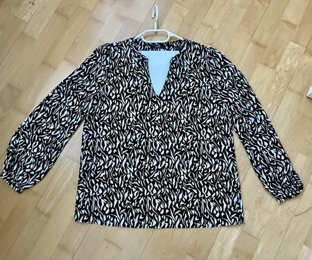 Esprit Bluse, Gr. L, Animal Print, Neu