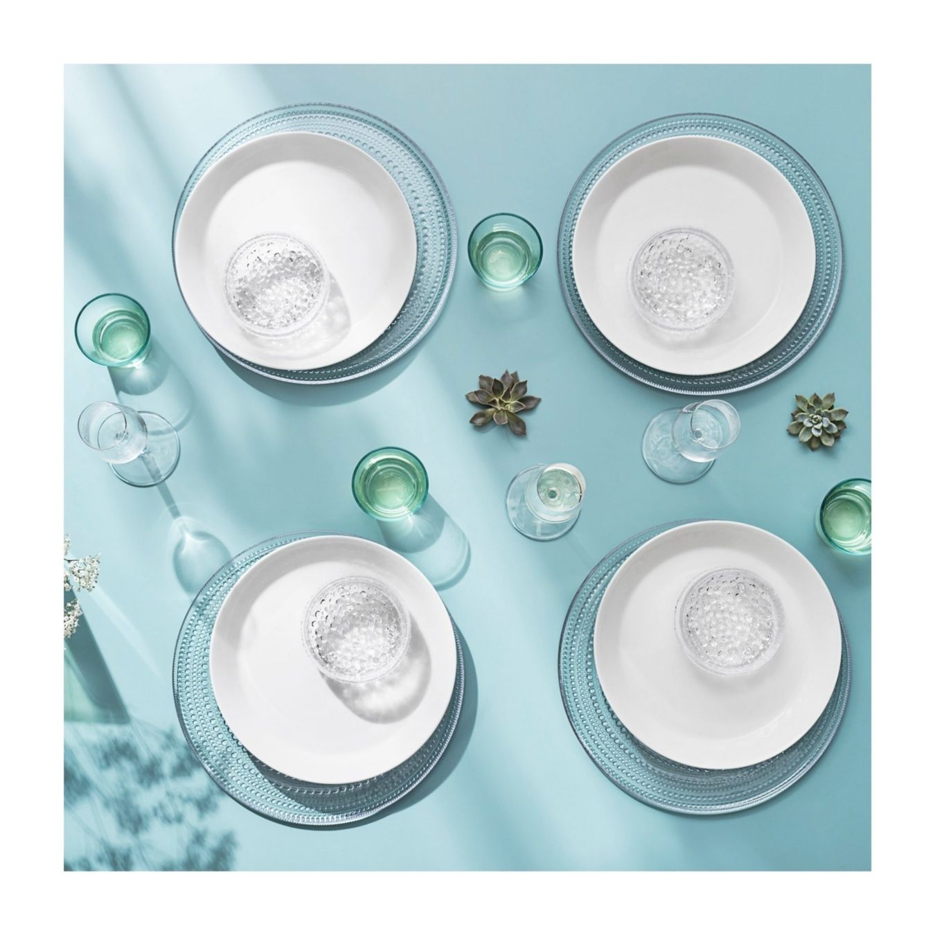 Iittala Piatti: 1 x Iittala Arctica: Teller flach 23cm – Nuovo e nell'imballaggio originale da Mönchaltorf venduto da godetra