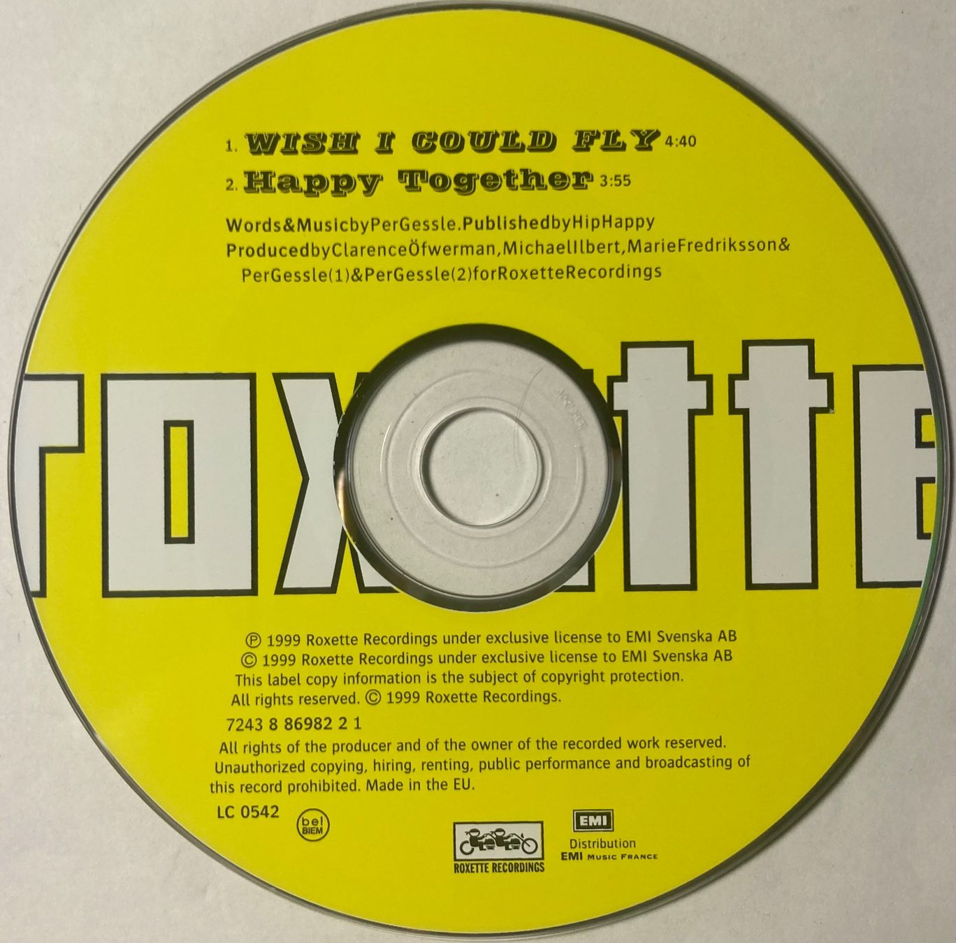 CD: ROXETTE - WISH I COULD FLY – Usato da Poliez-Pittet venduto da Newtown-Records 2