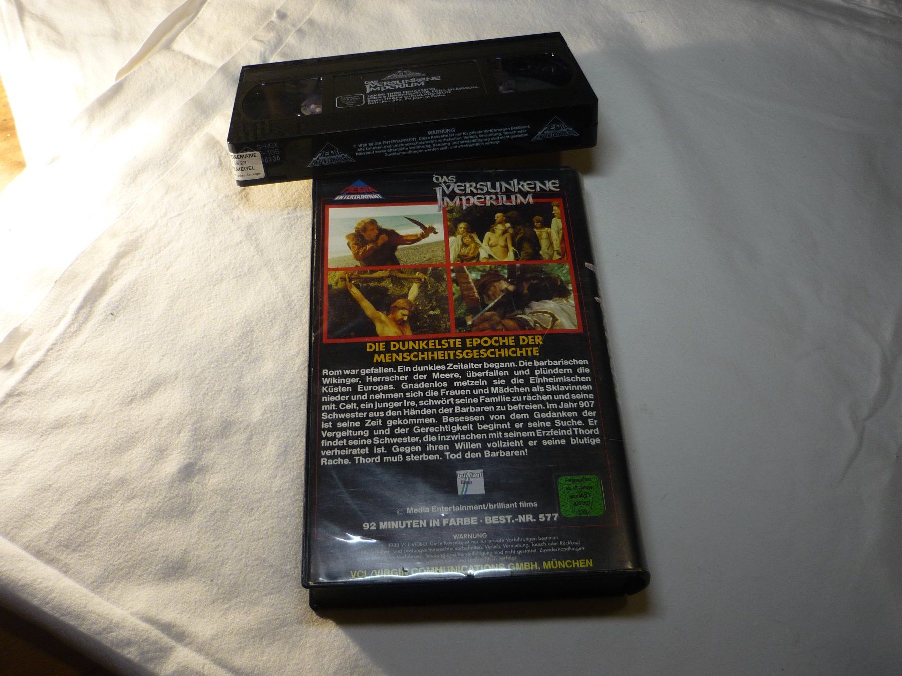 Alle VHS: VHS Video Rarität - Das versunkene Imperium – Gebraucht aus Beringen von Flatretriever 1