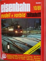 Eisenbahn Zeitschrift modell + vorbild, 10/89 Dezember