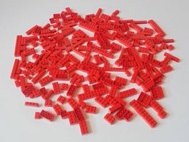 LEGO - 250 - VERSCHIEDENE - ROTE - STEINE