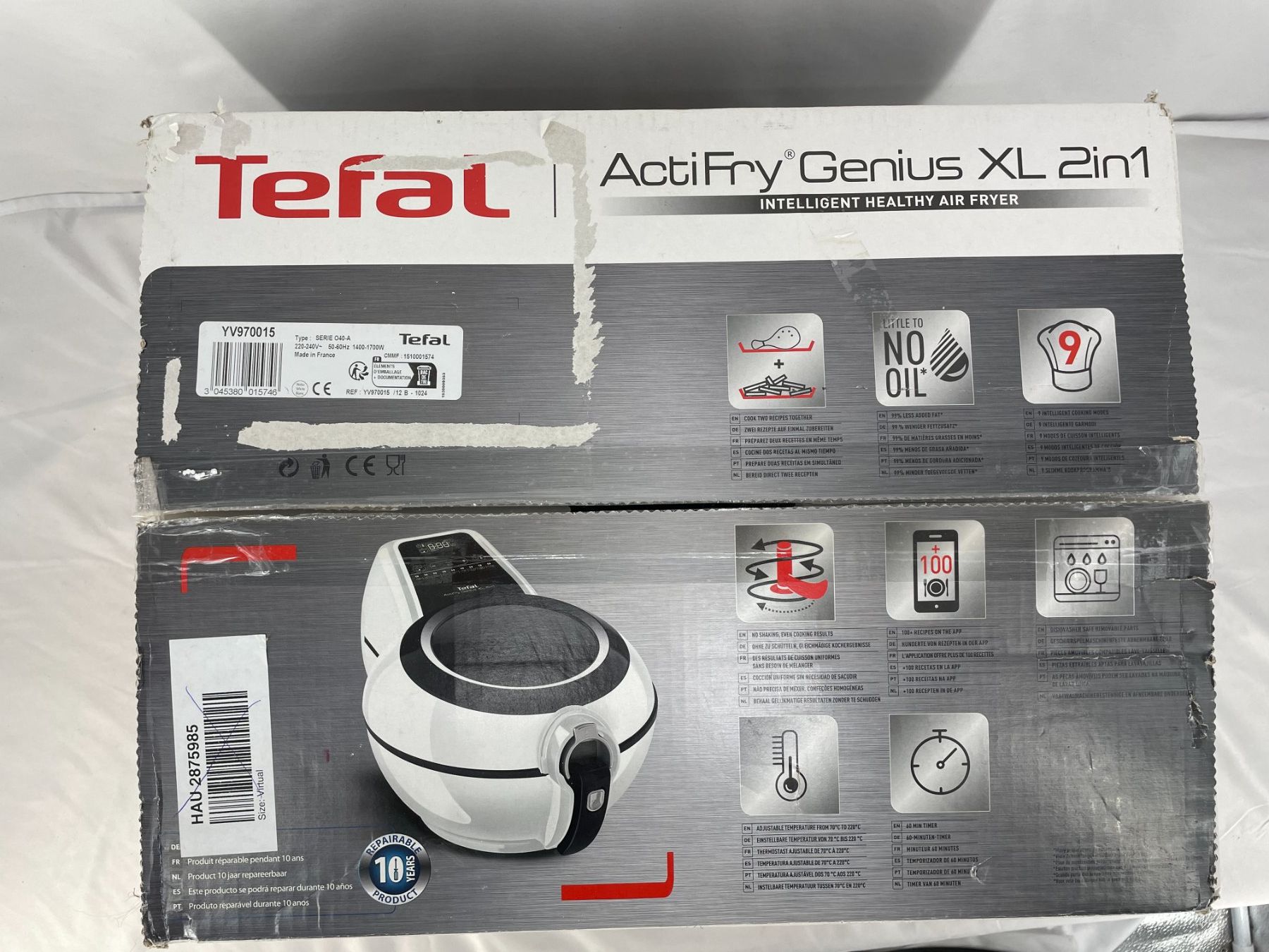 Tefal Elettrodomestici da cucina: TEFAL Actifry Genius XL 2in1 – Nuovo e nell'imballaggio originale da Lausanne venduto da PlusValue_Lausanne