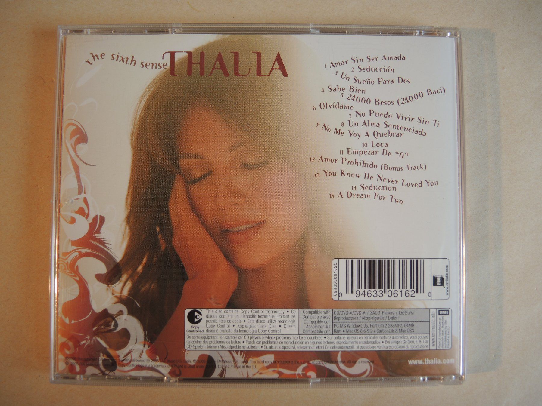 CD: Thalia - The Sixth Sense CD – Usato da Rorschach venduto da maeck8 2