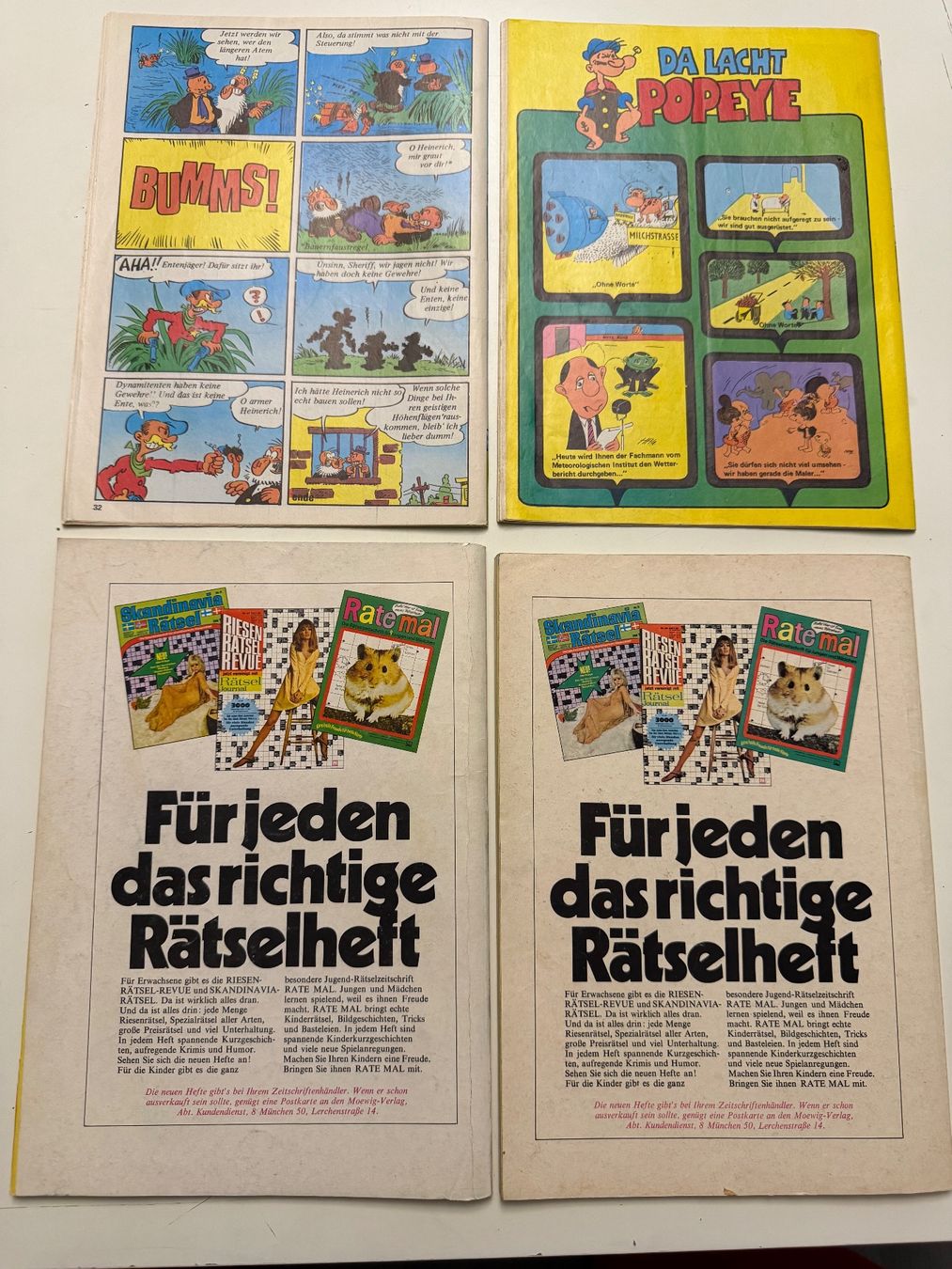 Fumetti: Rarität POPEYE HEFTE – Usato da Münsingen venduto da Ganjam 1