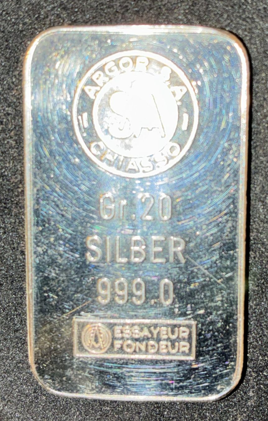 Metalli preziosi: 20g 999er Silber Barre Argor – Usato da Köniz venduto da Habenix 5
