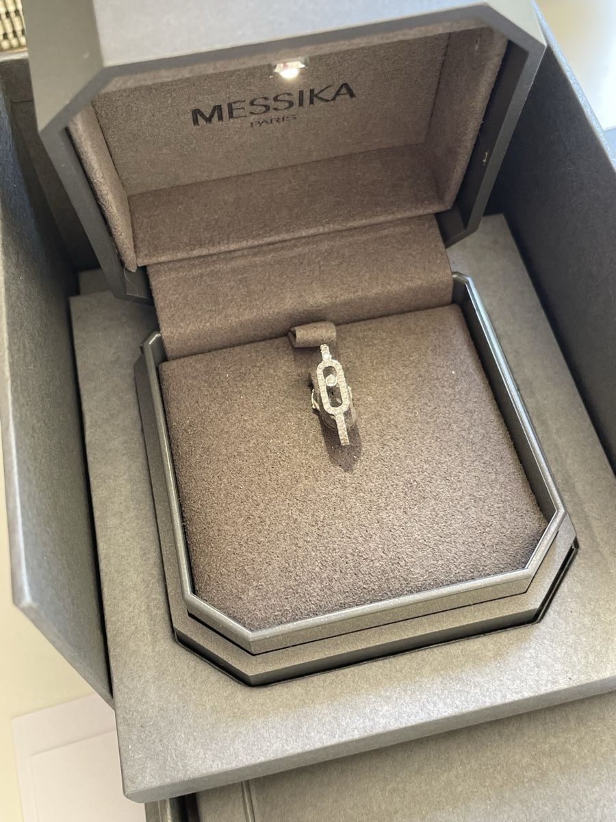 Messika Orecchini pendenti & Orecchini a lobo: Messika Move Uno Diamond Earring White Gold – Nuovo (secondo la descrizione) da Cologny venduto da Jul_ez 3