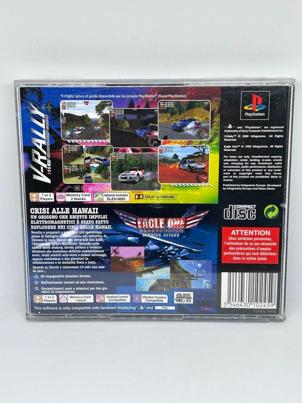 Sony Giochi: Due giochi per PlayStation 1 – Usato da Giubiasco venduto da LorisVale 1
