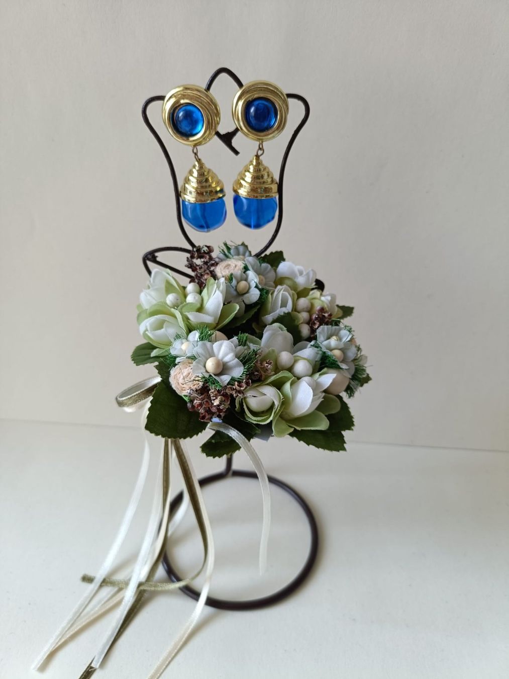 Ohrringe & -stecker: Ohrclips (Blau & Gold) – Gebraucht aus Bern von per_5lv7 4