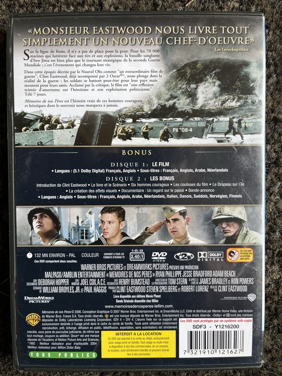 Tutti i DVDs: 5 DVD Guerre Pacifique WW2 – Usato da Bellevue venduto da Belafer 5