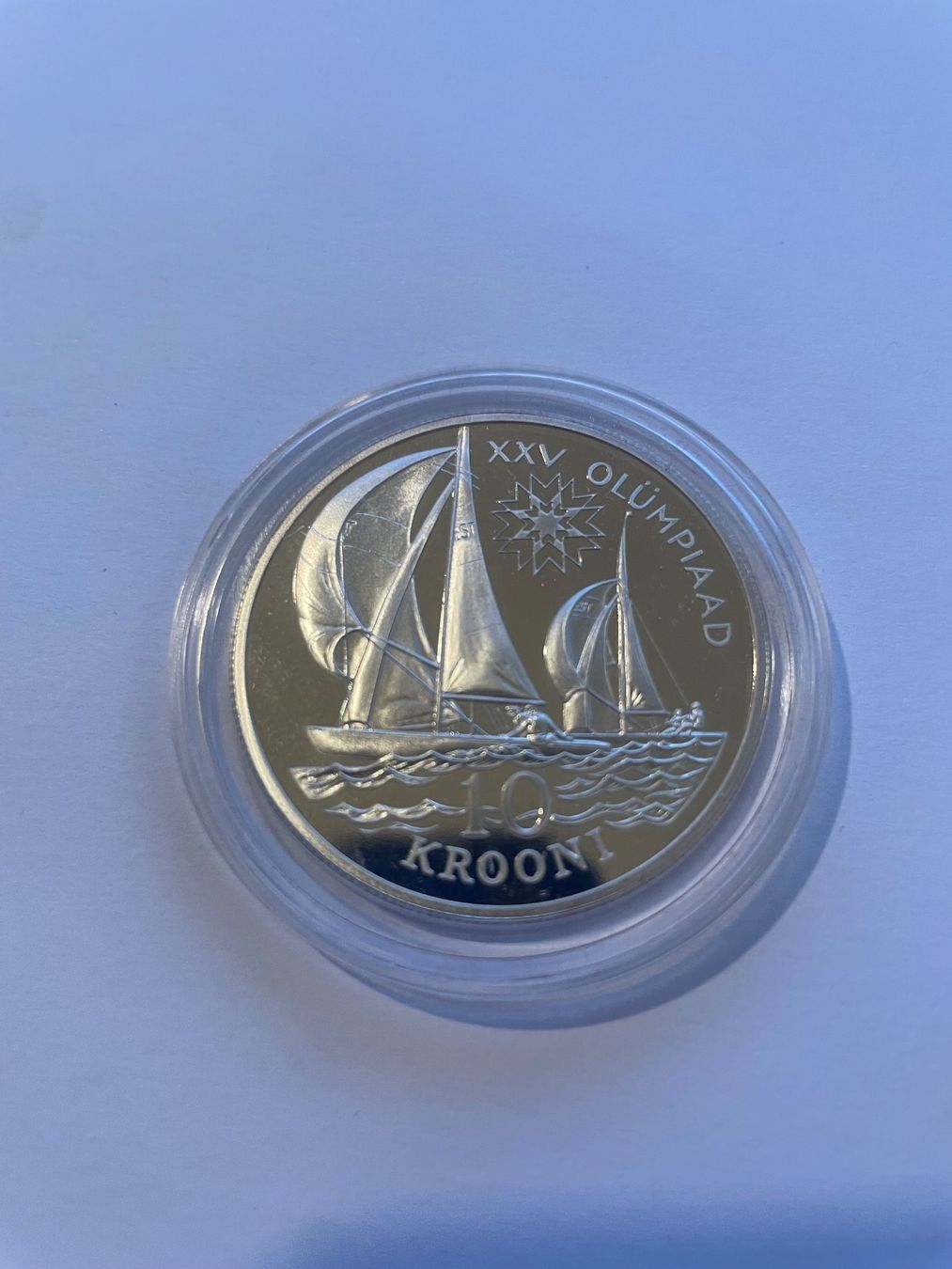 Tutti le monete: Silver coin Estonia 1992 Olympics – Usato da Viganello venduto da rad_tt9y 1