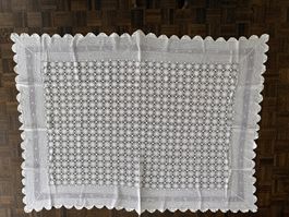 Tischdecke gehäkelt  Häkeldecke  200 x 148 cm
